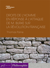 ouvrage - Droits de l'homme : En réponse à l'attaque de M. Burke sur la Révolution Française