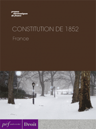 ouvrage - Constitution de 1852